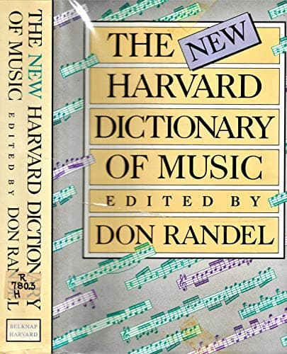 Book cover for The New Harvard Dictionary of Music (Harvard University Press Reference Library) by Randel, Don Michael