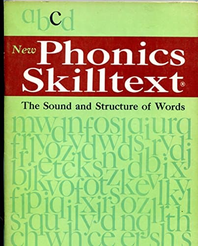 Book cover for NEW PHONICS SKILLTEST, The Sound and Structure of Words, Book C by Rachel G. Brake