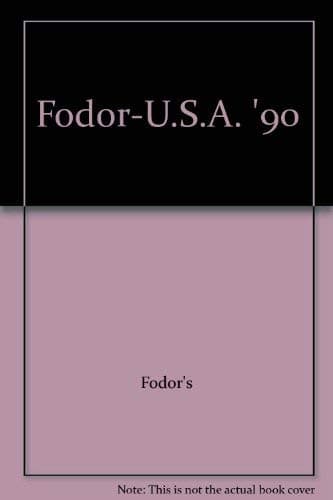 Book cover for Fodor-U.S.A. '90 by Fodor's
