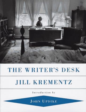 Book cover for The Writer's Desk by Jill Krementz
