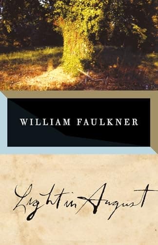 Book cover for Light in August by William Faulkner