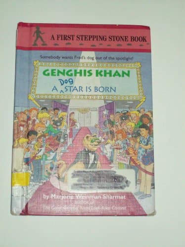 Book cover for Genghis Khan: A Dog Star is Born (STEPPING STONE BOOK) by Marjorie Sharmat