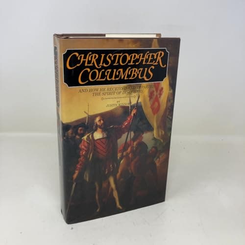 Book cover for Christopher Columbus and How He Received and Imparted the Spirit of Discovery by Winsor, Justin