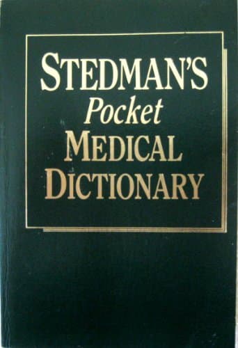 Book cover for Stedman's Pocket Medical Dictionary by J. L. Stedman