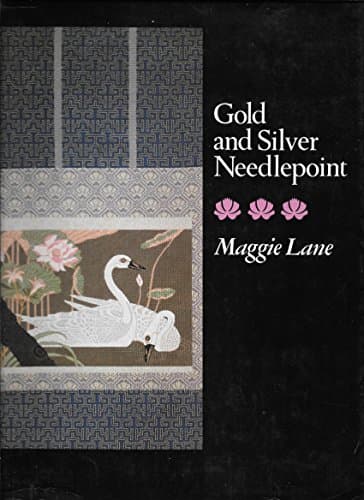 Book cover for Gold and Silver Needlepoint by Lane, Maggie