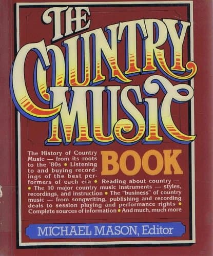 Book cover for The Country Music Book by Mason, Michael