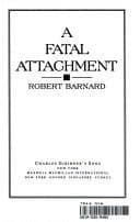 Book cover for A Fatal Attachment by Robert Barnard