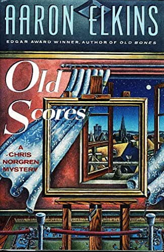 Book cover for Old Scores by Aaron Elkins