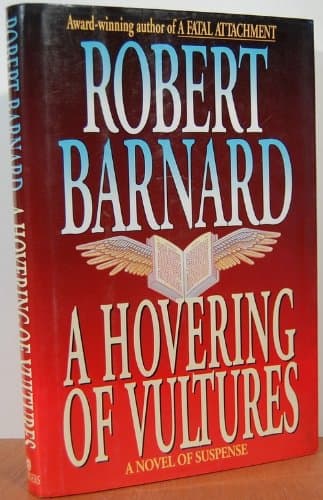 Book cover for A Hovering of Vultures by Robert Barnard