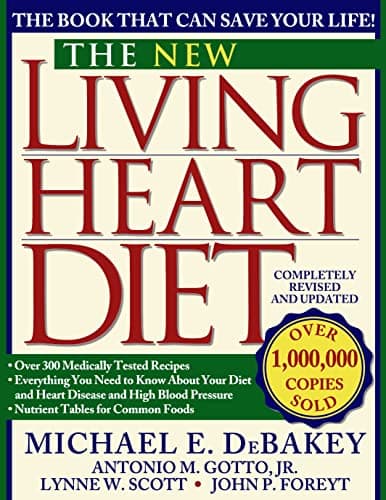 Book cover for New Living Heart Diet by Debakey, Michael E.