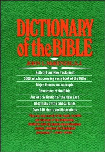 Book cover for Dictionary Of The Bible by Mckenzie, John L.