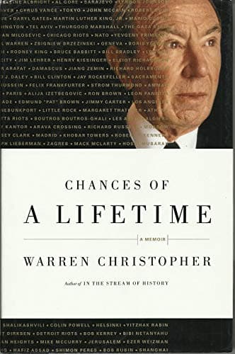 Book cover for Chances of a Lifetime: A Memoir by Christopher, Warren
