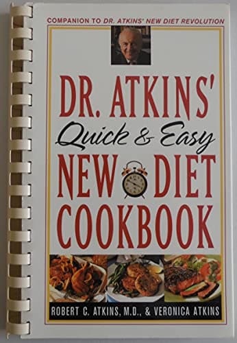 Book cover for Dr. Atkins' Quick and Easy New Diet Cookbook by Atkins, Robert C.
