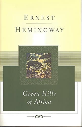 Book cover for Green Hills of Africa (Scribner Classics) by Hemingway, Ernest