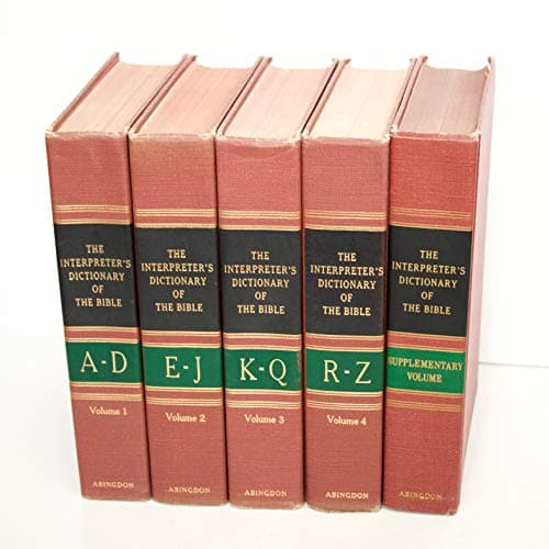 Book cover for The Interpreter's Dictionary of the Bible by Keith R. Crim