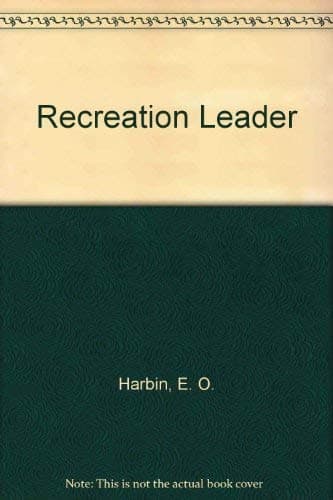 Book cover for Recreation Leader by Harbin, E. O.
