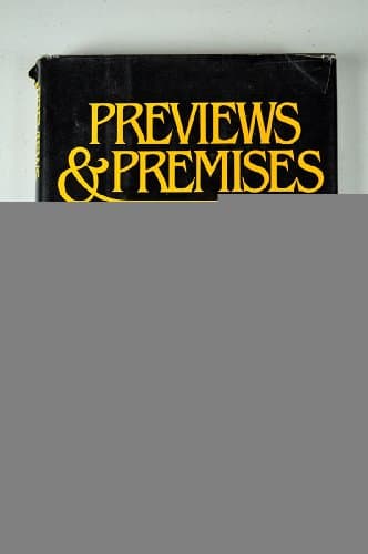 Book cover for Previews and Premises by Toffler, Alvin