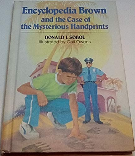 Book cover for Encyclopedia Brown and the Case of the Mysterious Handprints by Sobol, Donald J.