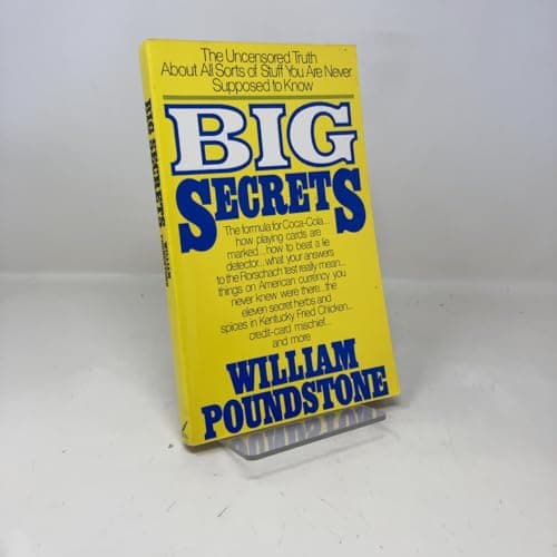 Book cover for Big Secrets by Poundstone, William