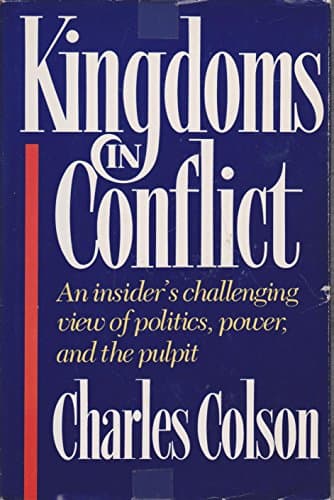 Book cover for Kingdoms in Conflict by Colson, Charles