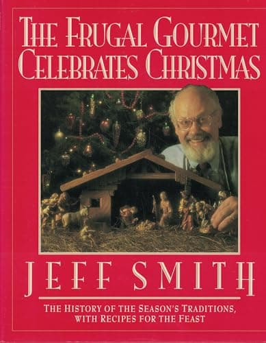 Book cover for The Frugal Gourmet Celebrates Christmas by Smith, Jeff