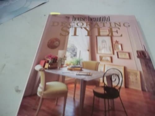Book cover for House Beautiful Decorating Style by Garey, Carol Cooper