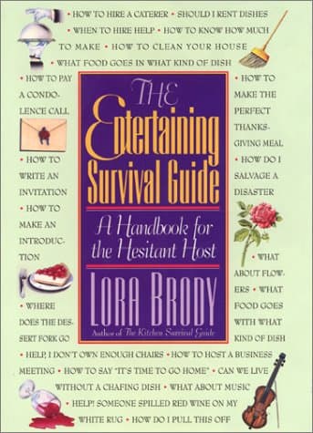 Book cover for The Entertaining Survival Guide by Brody, Lora
