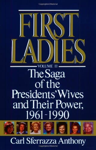 Book cover for First Ladies Vol II by Anthony, Carl  Sferrazza