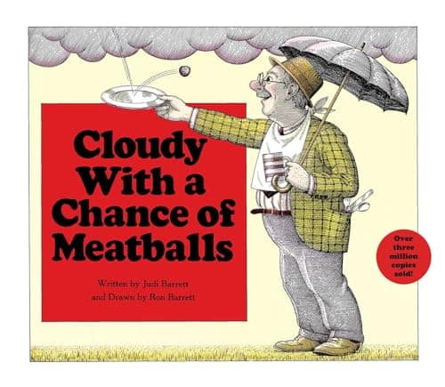 Book cover for Cloudy With a Chance of Meatballs by Barrett, Judi