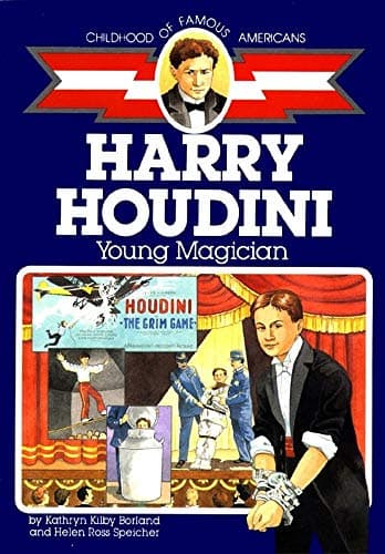 Book cover for Harry Houdini: Young Magician (Childhood of Famous Americans) by Borland, Kathryn Kilby