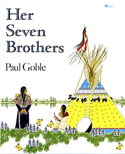 Book cover for Her Seven Brothers by Goble, Paul
