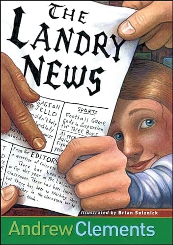 Book cover for Landry News by Clements, Andrew