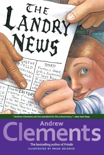 Book cover for The Landry News by Clements, Andrew