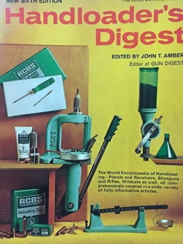 Book cover for Handloader's Digest by John T Amber