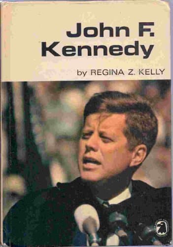 Book cover for John F. Kennedy (Library of American Heroes) by Regina Z. Kelly