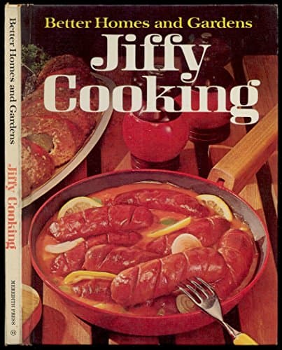 Book cover for Better Homes and Gardens Jiffy Cooking by Better Homes and Gardens Editors