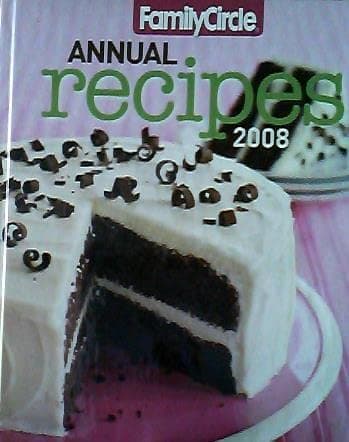 Book cover for FamilyCircle Annual Recipes 2008 by Jan Miller