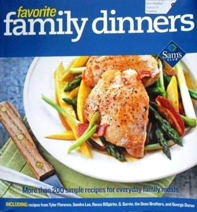 Book cover for Favorite Family Dinners by Jessica Sarri