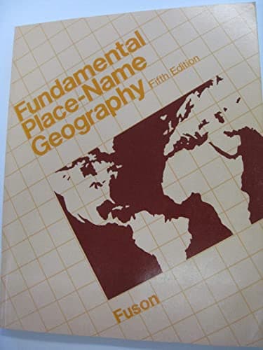 Book cover for Fundamental place-name geography by Fuson, Robert Henderson