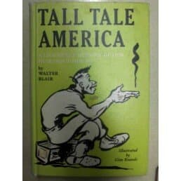 Book cover for Tall Tale America by Blair, Walter