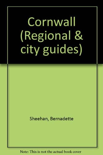 Book cover for Title: CORNWALL (REGIONAL CITY GUIDES) by Sheehan, Bernadette