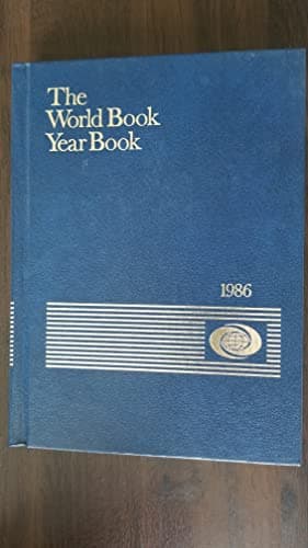 Book cover for The World Book Year Book by World Book, Inc. Staff