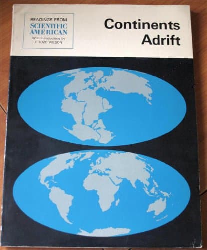 Book cover for Continents adrift; readings from Scientific American by Wilson, J Tuzo