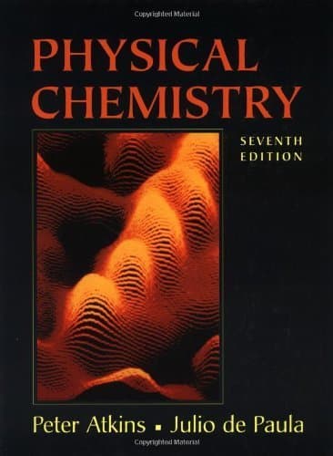 Book cover for Physical Chemistry by Atkins, Peter
