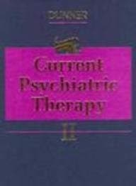 Book cover for Current Psychiatric Therapy II by Dunner MD MD, David L.
