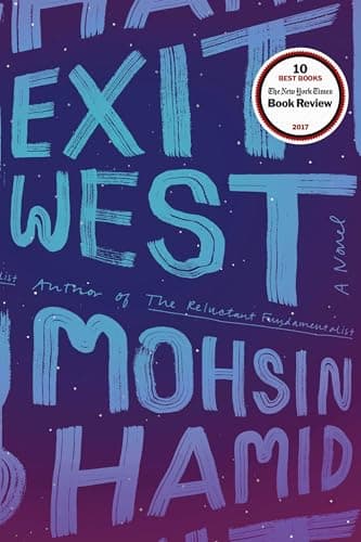 Book cover for Exit West: A Novel by Hamid, Mohsin