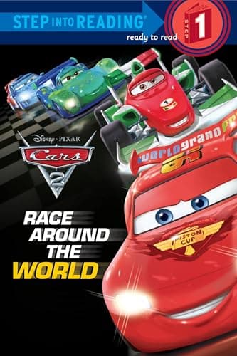 Book cover for Race Around the World (Disney/Pixar Cars 2) (Step into Reading) by RH Disney