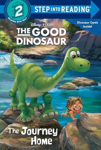 Book cover for The Journey Home (Disney/Pixar The Good Dinosaur) (Step into Reading) by Scollon, Bill