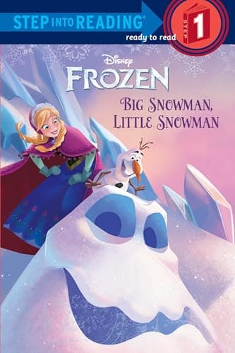Book cover for Big Snowman, Little Snowman (Disney Frozen) (Step into Reading) by Rabe, Tish