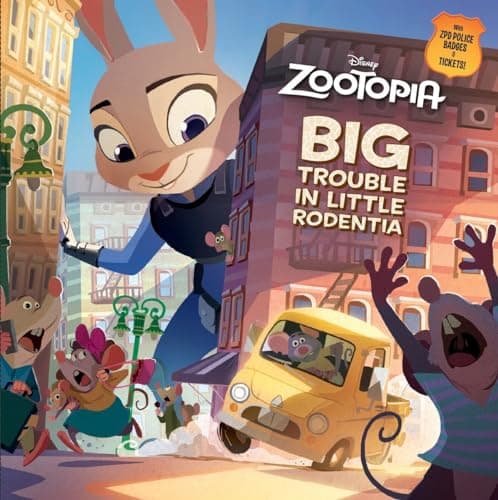 Book cover for Big Trouble in Little Rodentia (Disney Zootopia) (Pictureback(R)) by RH Disney